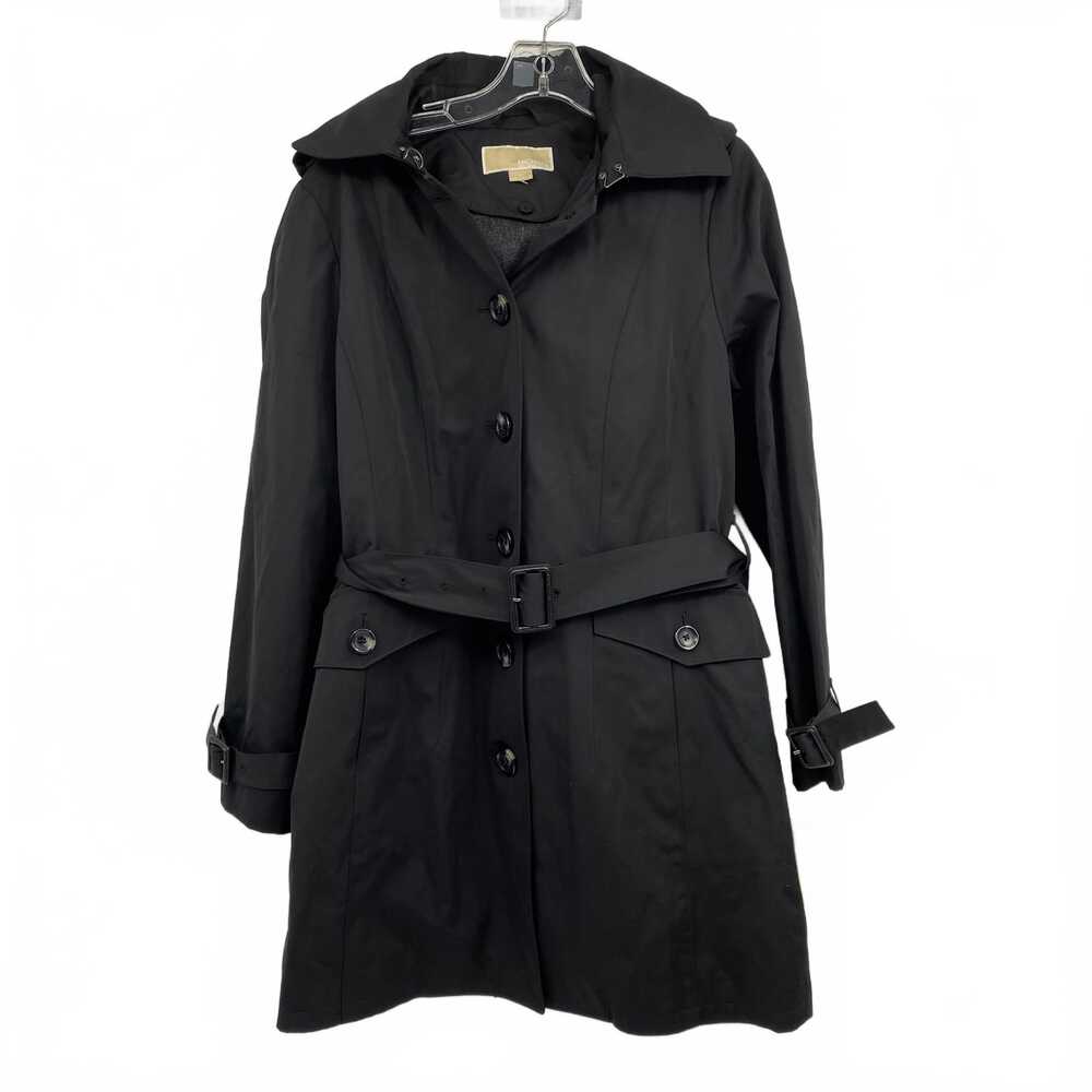 Michael Kors Black Trench Coat Outer | Womens M